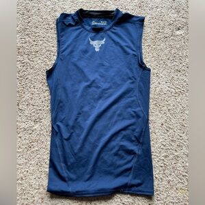 Under Armour Project Rock compression tank shirt size S